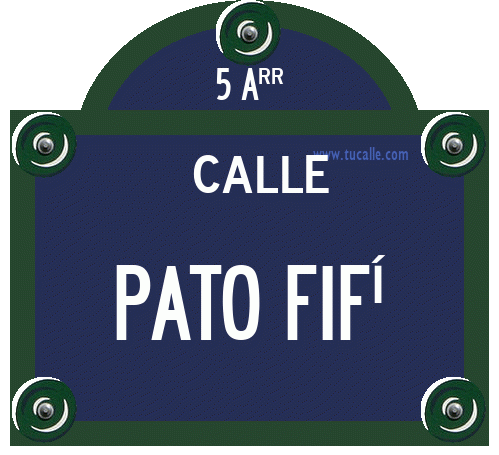 cartel_de_calle-de-Pato Fifí_en_paris